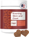 Reggie Skin & Coat Supplements for Dogs | Omega-3 Fish Oil & Vitamin E för Itchy Skin Relief, Shedding & Shiny Coat | Natural Dog Skin & Coat Chews | Vet-Approved & Made in USA | 60 Soft Chews