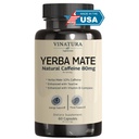 Yerba Mate 1400mg - Magic Natural Caffeine & Energy Supplements *USA Made & Tested * High Potency Förbättrad med Taurin och vitamin B Complex - 60 kapslar