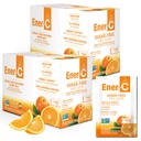 Ener-C Sugar Free Energy Orange Multivitamin Drink Mix Vitamin C 1000mg & Electrolytes - Natural Immunity Support med riktiga fruktjuicepulver Non-GMO Vegan & Gluten Free - 60 Count