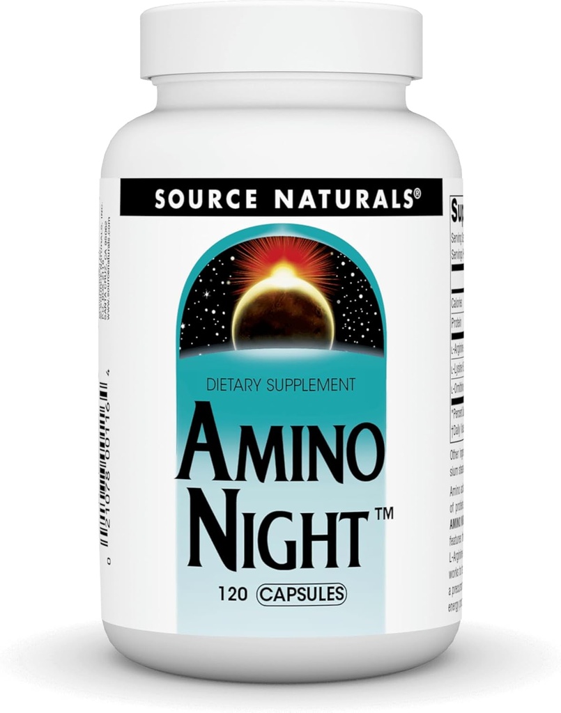 Källa Naturals Amino Night - Advanced Amino Acid Formel * - 120 kapslar