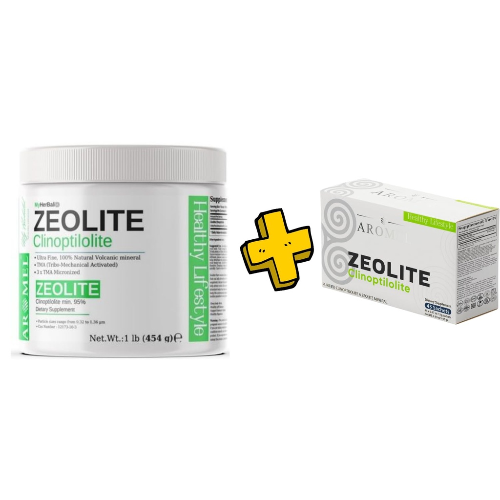 Zeolitpulver | 1 pund - 454 g | Zeolite Sachets 45sch