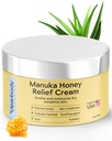 Clearbody Organics Manuka Honey Cream - 2 fl oz, Pack of 1 - Soothing Eczema Cream - Djup Hydration med kolloidal havregryn - Instant Manuka Relief för torr, Itchy Skin