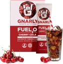 Gnarly Nutrition Fuel2O Electrolyte Powder Packs, Cherry Cola - Electrolyte Lösning, Bränsle, Nedläggning och Återhämtning - Fuel2O Endurance Nutrition - Cherry Cola, 10-Pack