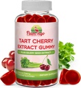 Tart Cherry Gummies (2000mg) med Celery Extract (400mg) - Sömn och gemensamma - Tart Cherry Extract Alterative till Tart Cherry Juice Concentrate, Capsules eller Powders - 60 Count