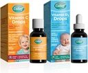 Colief Immune Support Bundle innehåller vitamin D 3 droppar | Liquid Vit D3 Supplement för spädbarn från födseln | 0,67 Fl Oz Vitamin C droppar för spädbarn | Spädbarn Ålder +1 | 600 droppar