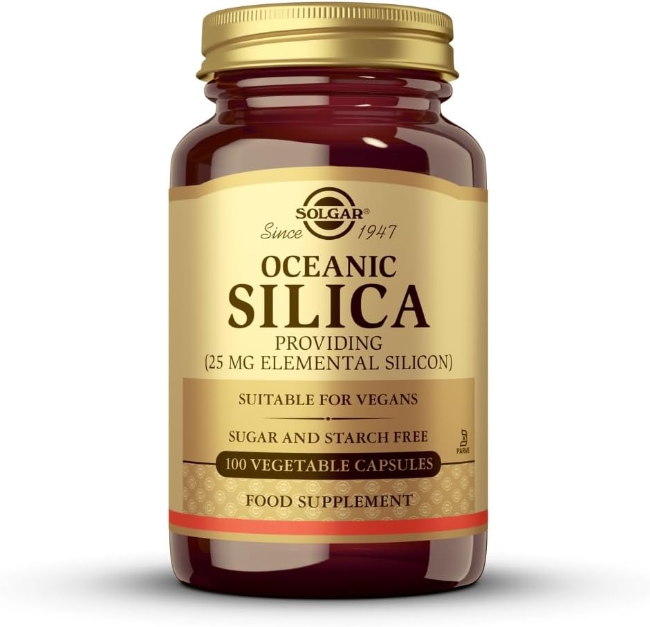 Solgar Oceanic Silica Vegetabiliska kapslar, 25 Mg, 50 greve