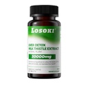 Liver Detox Supplement, 30 000 mg mjölk Thistle Extract, gurkmeja, Artichoke & Glutathione - Stöder Liver Health & Antioxidant Funktion - 60 tabletter