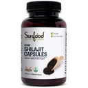 Sunfood Superfoods Shilajit Capsules - Pure Shilajit Resin för kvinnor och män, antika Himalayan Extract med Fulvic Acid, Minerals, Shilajit Powder Pills - 90 kapslar