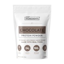JUST INGREDIENTS Protein Powder | 15 portioner | 24g Protein | Chocolate Flavor Made med 100% Grass-Fed, Non-Denatured Whey | Fem olika källor från organiska Whole Food Ingredients