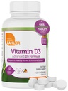 Zahler Vitamin D3 CHEWABLE 2000IU, en all-naturlig tilläggsmålning D-vitaminbrist, certifierad kosher, 120 Great Tasting Orange smaksatta tabletter