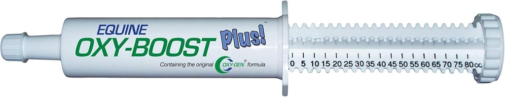 Oxy-Gen Oxy-Boost Probiotic Electrolyte Paste för hästar | Innehåller vitamin E, Omega 3, Omega 6 och Octacosanol för förbättrad prestanda | 80cc Paste (4 Doser) | Tillverkad i USA