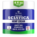 Sciatica Cream - Premium Sciatica Cream - Fast Absorption & Maximal Relief - 4 oz Stort värdepaket - Tillverkat i USA
