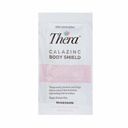 Thera Calazinc Body Shield, Calamine med Zinc Cream [144 Packets Total] -Skin Barrier Ointment för Eczema, Psoriasis, Diaper Rash - Individuella paket, 4 g Packet