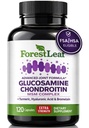 Glukosamin Chondroitin MSM Complex Supplement - Triple Strength 1200mg Joint Support Supplement för kvinnor och män med gurkmeja, Hyaluronsyra och Bromelain för muskelflexibilitet - 120 Caps