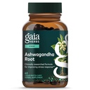 Gaia Herbs Ashwagandha Root 350 mg, 60 Vegan Capsules, 30 Servings