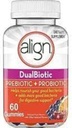 Align Prebiotic + Probiotiska Gummies naturliga frukt smaker - 60 CT, Pack av 3