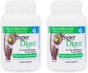 SuperDigest (2 Pack) Bästa processen Alkalisk - Multi-Enzyme Digestive Support - Digestive Enzymes med Alfalfa, Papain & Bromelain (Vegetarian Friendly)