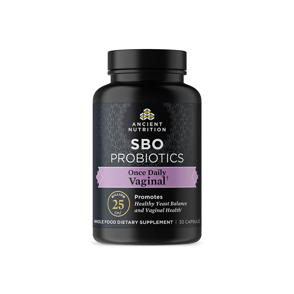 Forntida näringsprobiotikum för kvinnor, när dagliga kvinnors probiotika för vaginal hälsa, 30ct, hälsosam jästbalans för kvinnlig vård, tillverkad med tranbär och Apple Cider Vinegar, 25 miljarder CFUs *