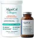 ALGAECAL Calcium & Collagen Bundle - Hydrolyserad Collagen komplett med kliniskt stödd Verisol, Fortibone & Fortigel, Plus 13 Ben som stöder mineraler och vitamin D3 för benhälsa och anti-aging
