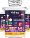 NuBest Tall Kids - Småbarn Vitaminer och Barn Vitaminer för Ålder 2 till 9 - Stöd Ben Styrka, Övergripande Hälsa och immunitet - Djurformar - 270 Tabletter Tabletter Tabletter | Pack 3