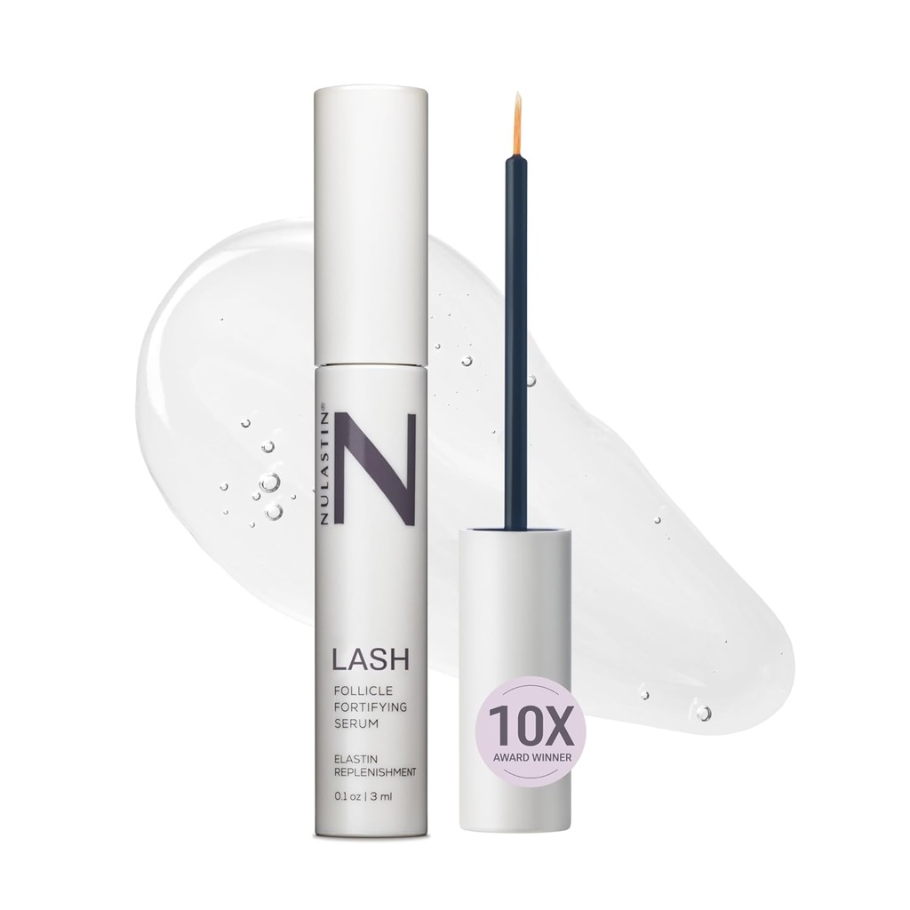 NULASTIN Follicle Fortifying Lash Serum - Clinically Tested Eyelash Enhancing Serum - Nourishes & Repairs to Promote Longer-Looking Lashes - Berikad med hår-stärkande ingredienser (0.1 Fl Oz)