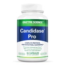 Enzym Science Candidase Pro - Digestive enzymer med probiotika Design för Candida Cleanse och Detox Support för kvinnor och för män - Gut Health - Enzimas Digestivas - 84 kapslar