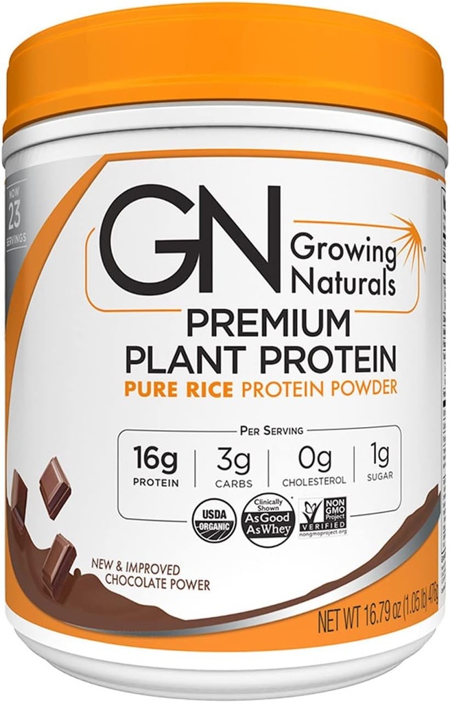 Växande naturprotein choklad