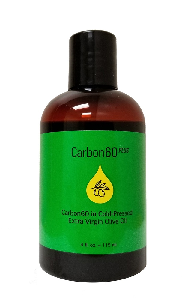 Carbon60 plus regelbunden styrka. Har 20 mg mer kol 60 per 100 ml än de flesta konkurrenter. kol 60, kallpressad extra jungfruolja, c60