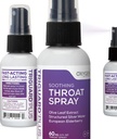 TriGuard Plus Throat Spray | Elderberry Extract, Olive Leaf Extract och Colloidal Silver Water 3-i-1 Immune Support Throat Spray | Kraftfull Immune System Booster | Stor smak, 2oz, Made in USA