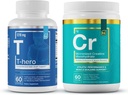 Essentiella element T-Hero + Micronized Kreatinmonohydrat | Manlig hälsotillskott - Muskelstöd & T-hälsa
