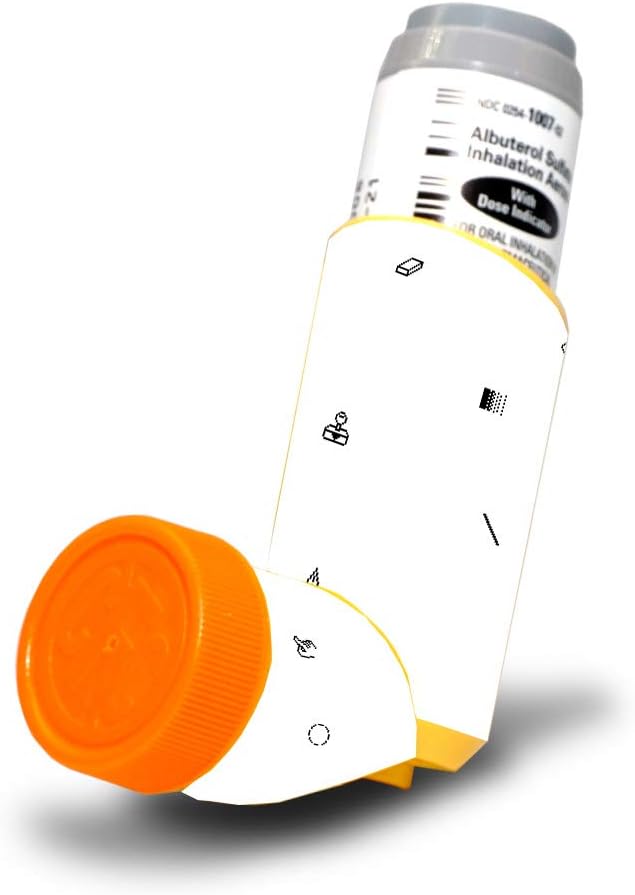 MightySkins Skin för Proventil HFA Asthma Inhaler - Primär Honeycomb | Skydd, hållbar och unik Vinyl Decal wrap Cover | Lätt att tillämpa, ta bort och ändra stilar | Tillverkad i USA