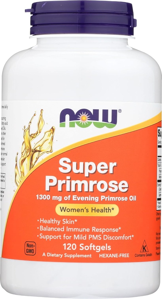 Nu FOODS Super Primrose 1300mg Sg, 120 CT