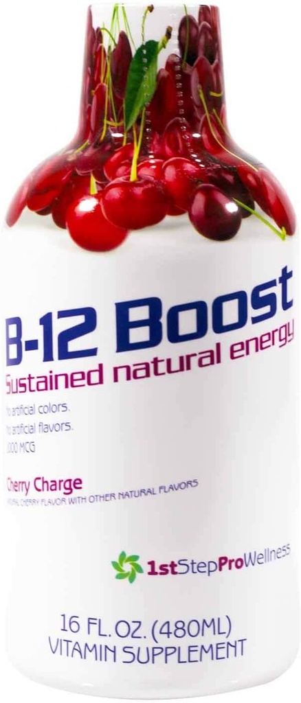 Högpresterande Fitness INC. 1st Step Liquid B-12, Cherry Charge, 16-flytande ounces