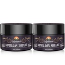 Ajoblanco 600mg naturlig Himalayan Organic Shilajit Resin - Himalayan Gold Shilajit harts med organisk ayurvedisk blandning i hög styrka för energi, styrka och immunitet, paket med 2