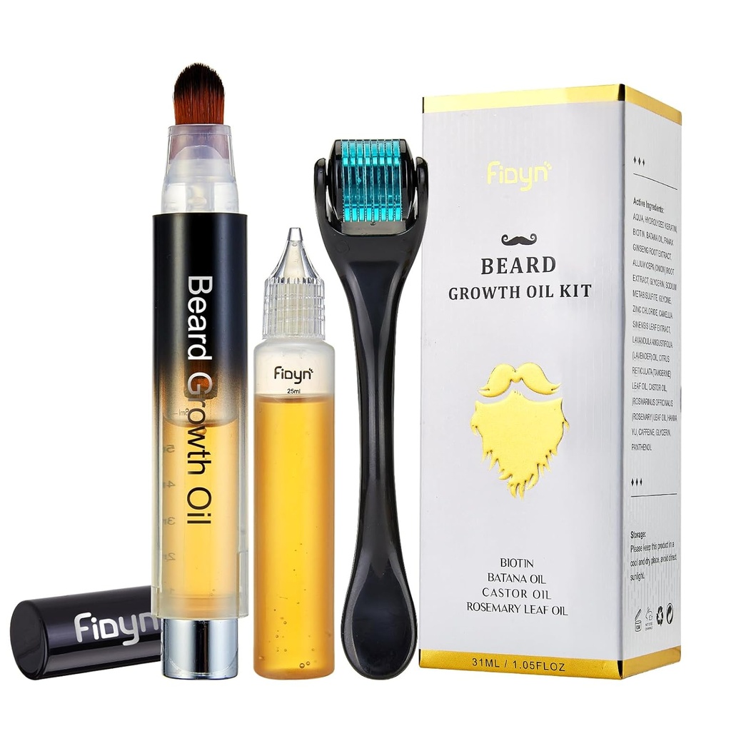 Skäggolja - Natural Care Facial Beard Oil Kit för män honom pojkvän make
