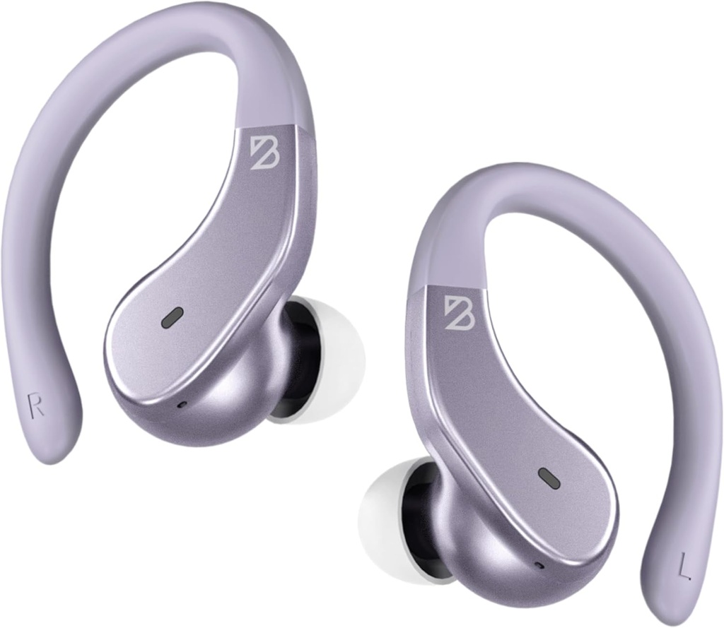Back Bay Audio - Runner's Wireless Earbuds Bluetooth-hörlurar för sport, Hook Over The Ear Buds, Deep Bass, Wrap runt hörlurar med Earhooks för körning, träning trådlösa hörlurar för gymmet