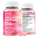 2 Pack Liposomal Collagen Peptides Pills för kvinnor 2000mg, Multi Hydrolyzed Collagen Typ I, II, III, V, X med 2500mcg Biotin - Kollagen Supplements Softgels med hår, hud och naglar Vitaminer, 240 Cts