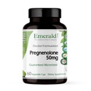 EMERALD LABS Pregnenolone 50mg - Premium Wellness Supplement för att hjälpa hjärnhälsa, immunstöd och hormonbalans - Glutenfri - 60 Vegetabiliska kapslar (30-dagars leverans)