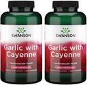 Swanson Garlic med Cayenne 200 kapslar (2 Pack)