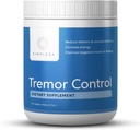 Simplesa Tremor Control, L-Arginine Alpha-Ketoglutarate Supplement, Inkluderar GABA, Ubiquinol och Niacin, 360g AAKG Powder Supplement, stöder Tremor Control och Muscle Health