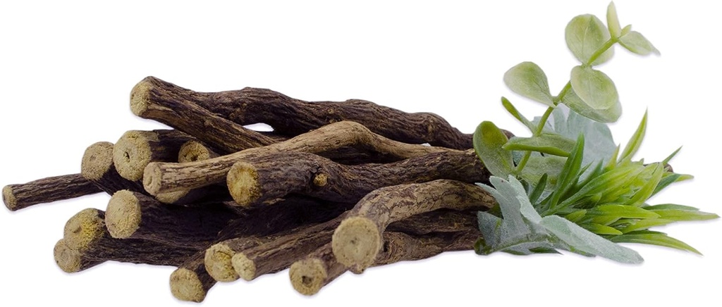 100% Natural Licorice Root Chew Sticks, Strawberry Flavored, Organic, Help Quit Smoking, Whiten Teeth, Freshen Breath and Suppress Appetite