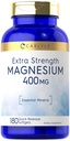 Carlyle Magnesium Oxide 400mg | 180 Softgels | Essential Mineral | Non-GMO och Gluten Free Supplement