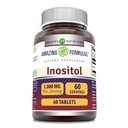 Fantastiska formler Inositol 1000mg Supplement | Tabletter | Icke-GMO | Glutenfri | Made in USA (1 Pack, 60 Count)