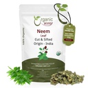 Organiskt sätt Neem Leaf Cut och siktade | Herbal Tea | Premium Neem Leaf | USDA Certified | Non GMO & Gluten Free | Origin - Indien (8 oz - 1/2 lbs)