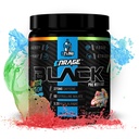 eFlow Nutrition Enrage Black High Stimulant Pre Workout Supplement - Preworkout Powder för att öka energi, pumpar och styrka - 4 smaker (30 portioner) (Sour Gummy)