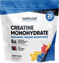 Nutricost Creatine Monohydrate Powder (Variety Stickpacks) 20 Servings