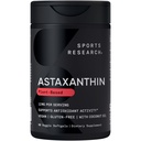 Sportforskning Triple Strength Vegan Astaxanthin Supplement från Algae - Växtbaserade Softgels för antioxidantaktivitet, hud och ögonhälsa - Icke-GMO Verifierad, Made with Coconut Oil - 12mg, 60 Count