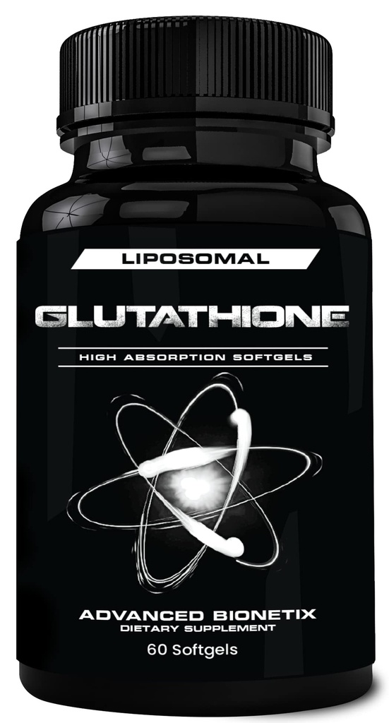 850mg Liposomal Glutathione Supplement | 60 Total Liposomal Softgels | Antioxidant Supplement w / Gluta-IVTM, 100X Absorption över pulver Glutathione