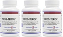 Pros-TEROL (3 flaskkit), Prostate Relief med 900 mg Plant Sterols med Pumpkin Seed, Stinging Nettle Root, Ginger Root, Licorice Root Extracts 90 Caplets