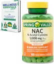 NAC Supplement N-Acetyl Cysteine | 1000mg, 100 Count | Immune Support, Vegetarian Capsules | Gluten-Free, Soy Free, Lactose Free | with Selenium and Molybdenum